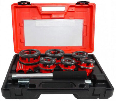 Torude keermelõikur 1/4"-1 1/4", 6-osaline komplekt