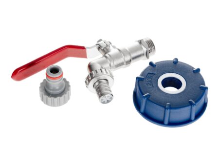 IBC adapterikomplekt veepaakidele 1 2inch kraaniga G70180 2 – 1 – Tööriistad24