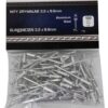 Alumiinium tõmbeneedid 3,2x9,6mm - 100 tk