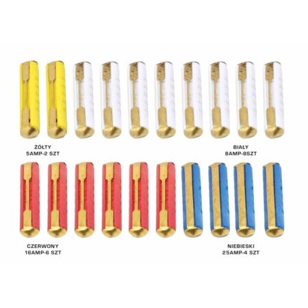 Autokaitsmete komplekt 5, 8, 16, 25A, 20 tk