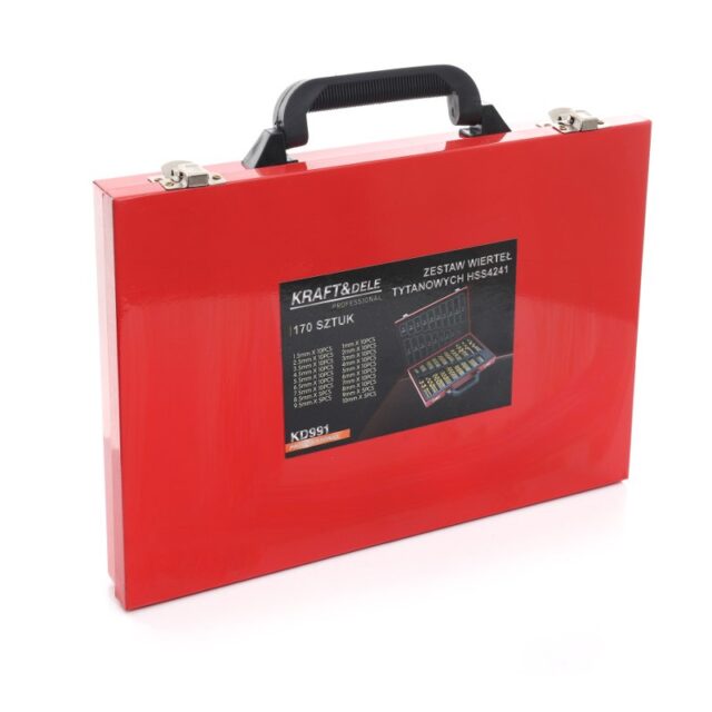 Titaankarbiid HSS metallipuuri komplekt 170 tk KD991 - Image 4