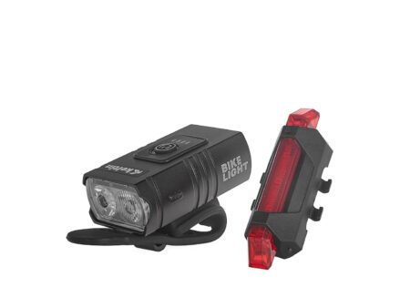 veekindel ipx4 usb jalgrattatulede komplekt 800lm 120lm K02313 2 – 1 – Tööriistad24