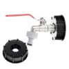 IBC komplekt: S60x6 adapter, 1/2" kraan GZ 3/4", kiirliide