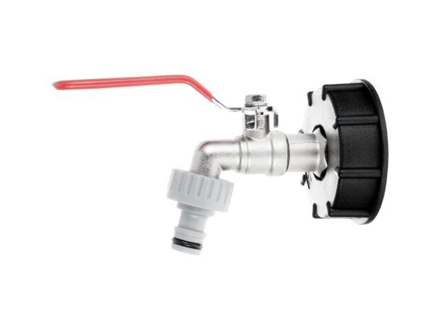 IBC komplekt: S60x6 adapter, 1/2" kraan GZ 3/4", kiirliide - Image 3