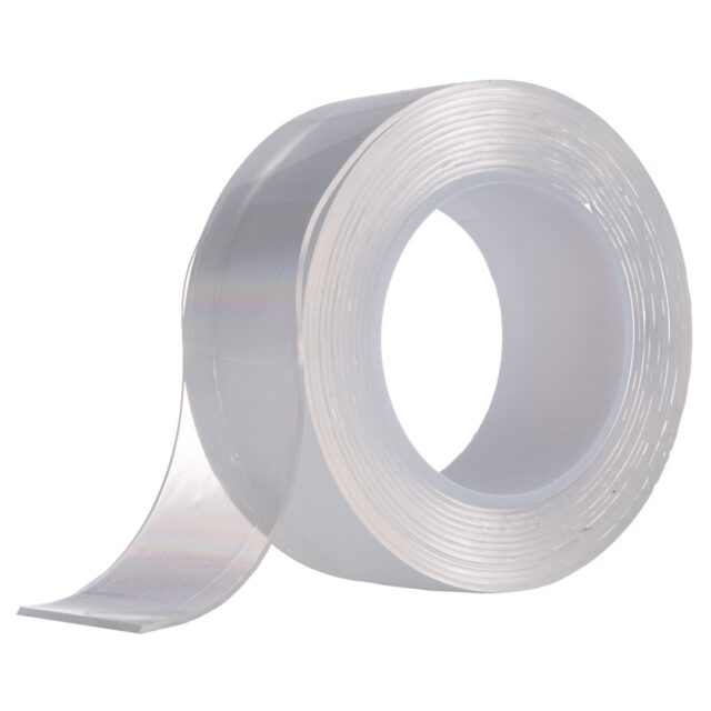 Kahepoolne korduvkasutatav nanoteip 24mm x 2m