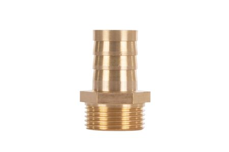 Messingist voolikunippel 19mm – väliskeere 3/4"