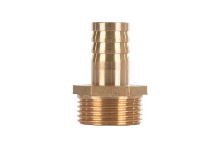 Messingist voolikunippel 19mm – väliskeere 1"