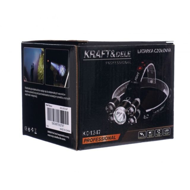 Pealamp 1xT6 LED + 4xQ5 LED KD1247 - Image 12