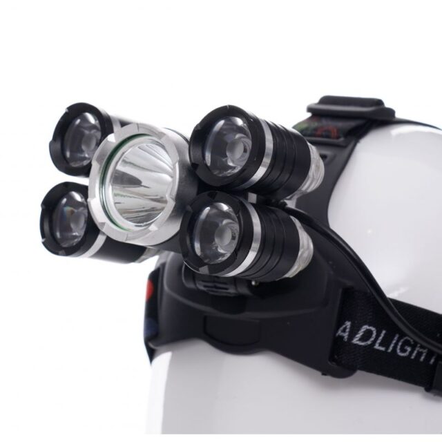 Pealamp 1xT6 LED + 4xQ5 LED KD1247