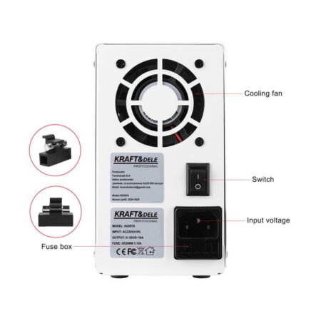 Laboratoorne toiteplokk 0–30V - laboratoorne toiteplokk 0 30v kd5870 10