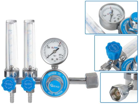 CO2/ARGOON reduktor kahe rotameetriga - co2 argoon reduktor kahe rotameeter G80076 1