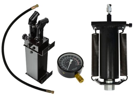 50T pressi komplekt. Pump, silinder ja manomeeter