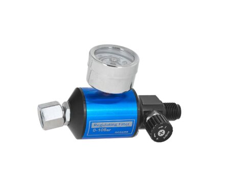 Värvipüstoli rõhureduktor vee-eraldajaga 1/4" - varvipystoli rohureduktor vee eraldaja G03166 3