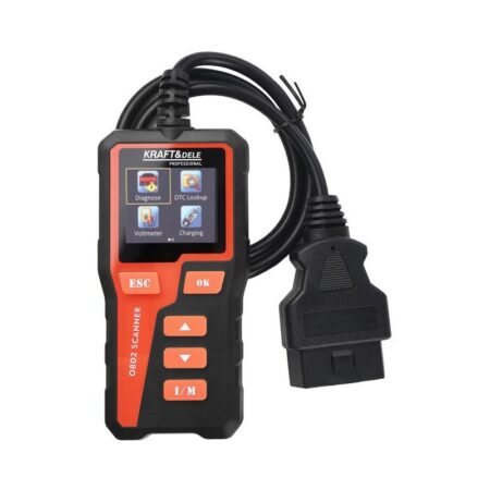 OBD2/EOBD autodiagnostika seade LCD ekraaniga