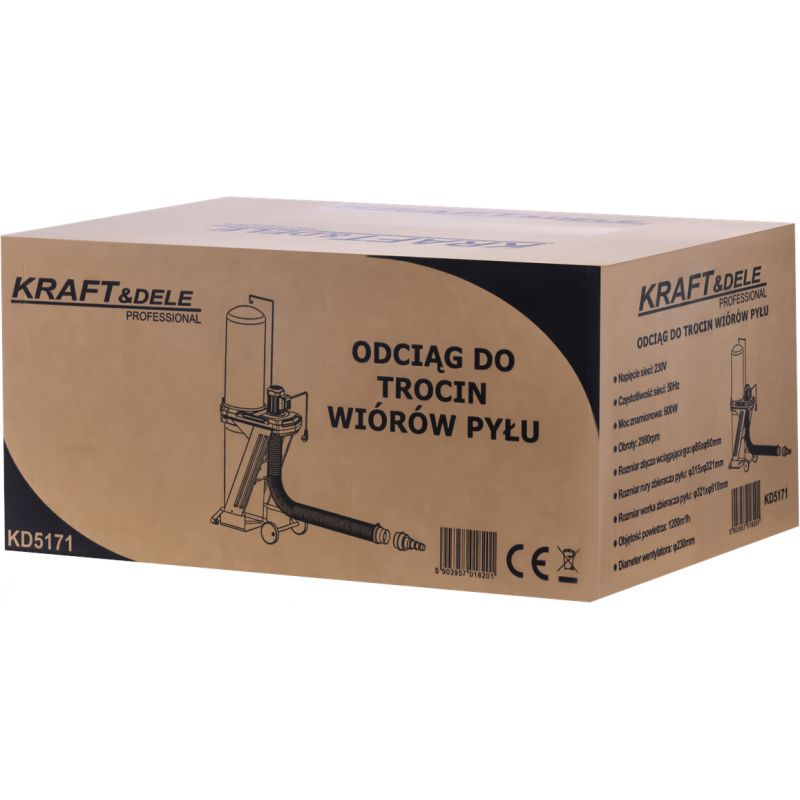 Saepuruomur- ja tolmueemaldi 1200 m³/h, 600W 12 Saepuruomur- ja tolmueemaldi 1200 m³/h, 600W - Image 12