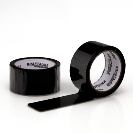 Tugev pakketeip 48 mm x 45 m, must, akrüülliim