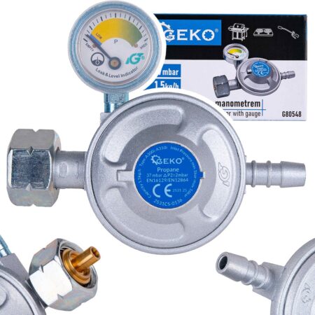 Gaasireduktor manomeetriga 37mbar 1.5kg/h