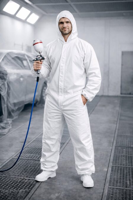 Kapuutsiga kaitseülikond 55 g/m² tüüp 5/6 – suurus XXL - kapuutsiga kaitselikond 55 gm tp 56 suurus xxl g90047 xxl 2