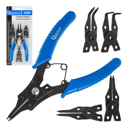 Lukustusrõnga tangid vahetatavate otstega