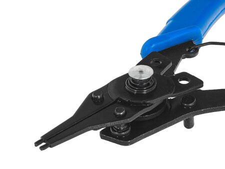 Lukustusrõnga tangid vahetatavate otstega - stopperironga tangid 4 vahetatava otsikuga 160mm G01687 7