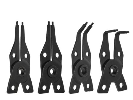 Lukustusrõnga tangid vahetatavate otstega - stopperironga tangid 4 vahetatava otsikuga 160mm G01687 9